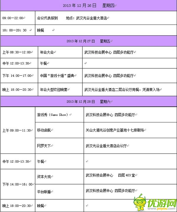 關于舉辦2013年度中國游戲產(chǎn)業(yè)年會的通知