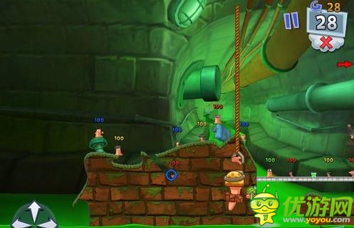 經(jīng)典游戲《百戰(zhàn)天蟲3》ios版更新 兼容ios7系統(tǒng)