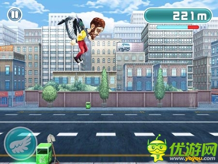 《踢飛大胡子》評測:史上最“痛”的跑酷游戲