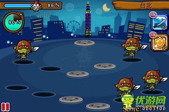 《嗒啪勇者》評測: 活力加強版的打地鼠