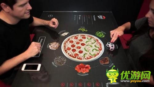 必勝客又出新招:觸屏概念餐桌點(diǎn)餐游戲一招秒
