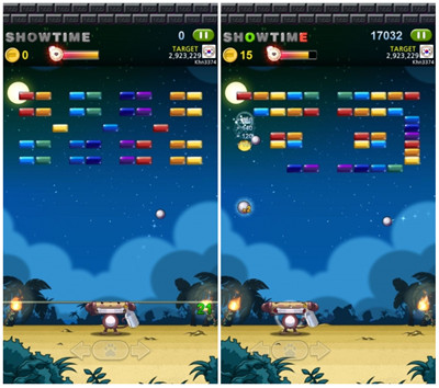 《打磚塊 朋友》結(jié)合Combo道具系統(tǒng)的打磚塊游戲