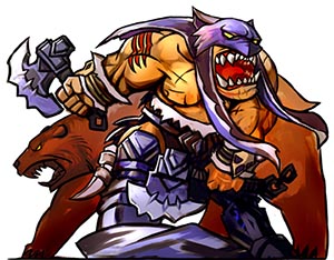 玩家畫(huà)師繪制《敢客聯(lián)盟》英雄皮膚新鮮出爐