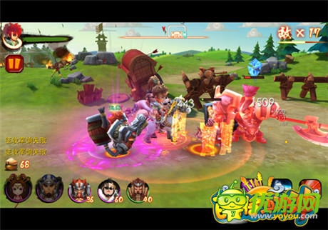 獨(dú)家解析《萌將沖沖沖》能打能跑的移動推塔