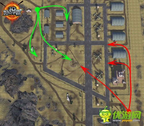 掌握伏擊戰(zhàn)！《3D坦克爭霸》地圖路線選擇