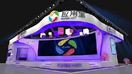 騰訊應(yīng)用寶亮相2014ChinaJoy 特斯拉登陸炫酷站臺