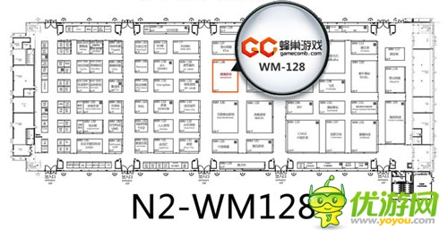 蜂巢游戲2014chinajoy展臺妙趣橫生