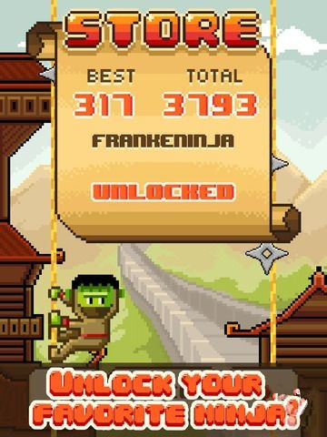 休閑益智游戲《Ninja Climb Classic》上架IOS