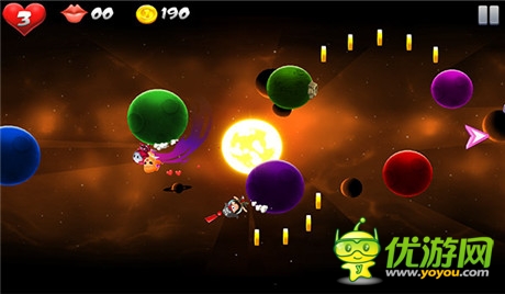 跑酷手游《太空小妞》首創(chuàng)“地心引力”玩法